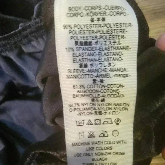 Free People Dream Team Velvet l/ Lace Whimsigoth Black XS Blouse - Picture 13 of 14